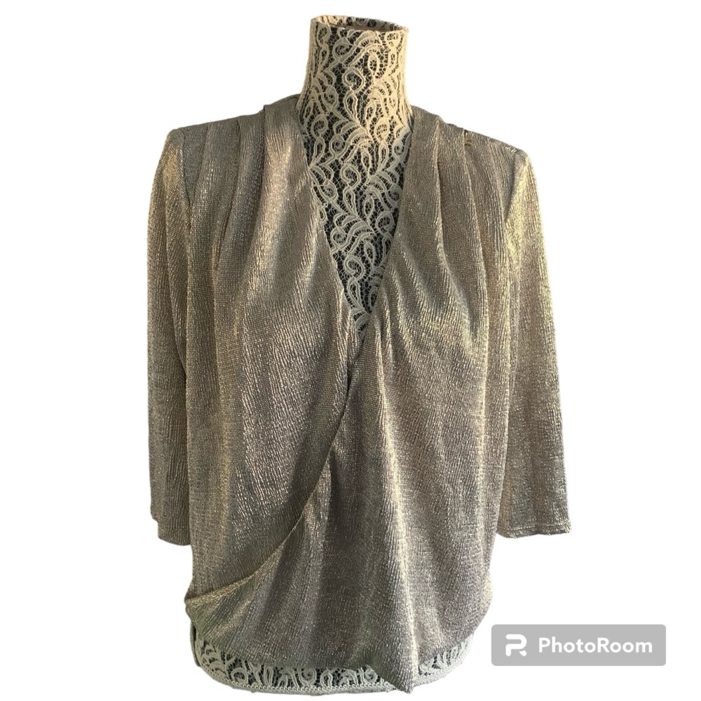 Elisabetta Franchi Metallic Top